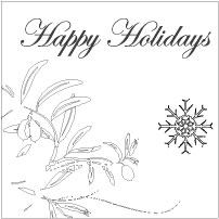 holiday table insert design