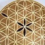 laser cut wood veneer table top