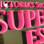 laser cut Victoria's Secret sign