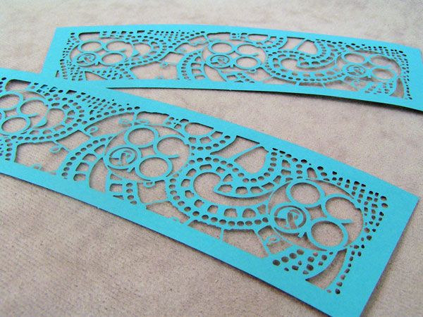 laser cut paper strip