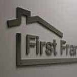 laser cut acrylic logo installation.