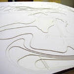 laser cut topographical model laser cut topographical model