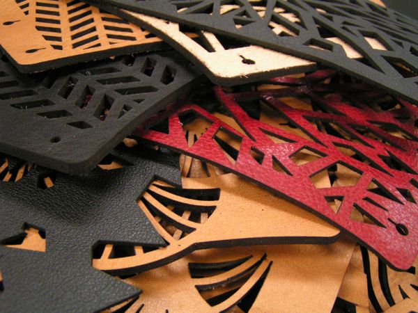 various laser cut leather samples various laser cut leather samples