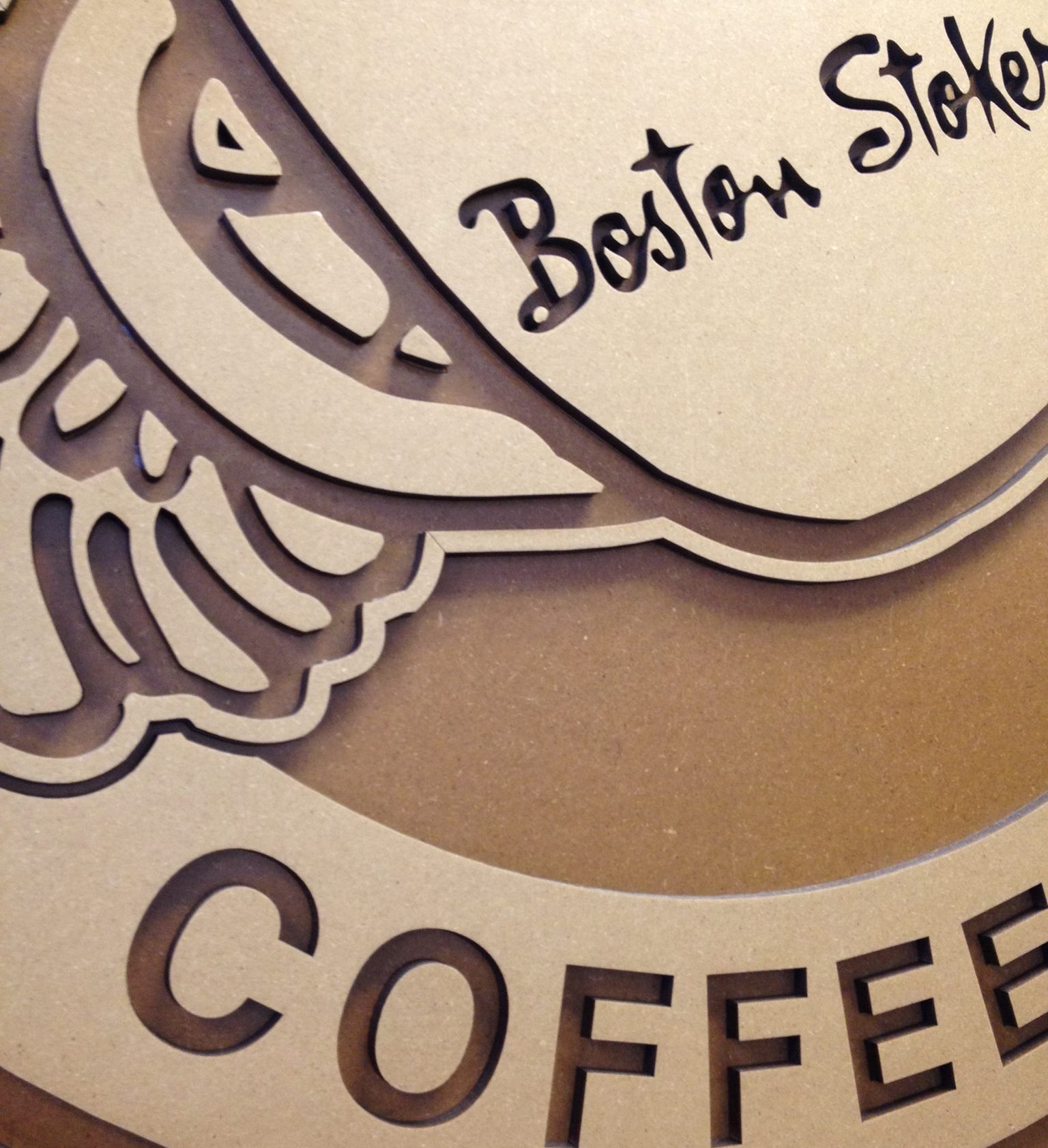 Laser Engraved MDF Wood Sign Custom Laser Cut Felt Room Divider
