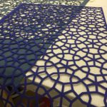 Laser Cut Felt Wall Covering