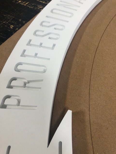 Laser Cut Company Sign