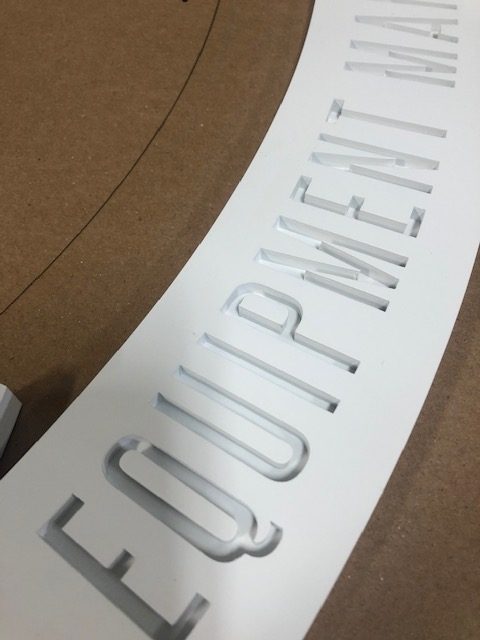 Laser Cut Business Sign