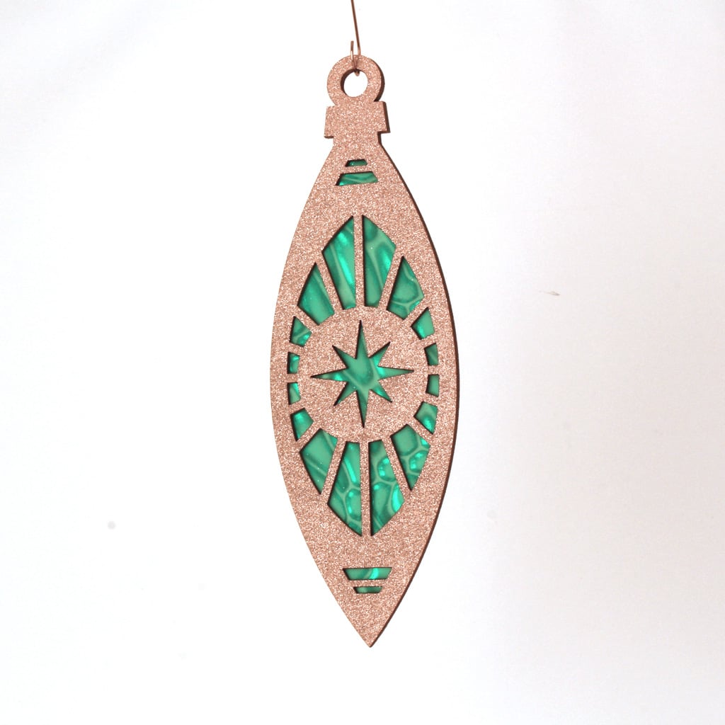 Custom Laser Cut Wooden Vintage Christmas Ornaments